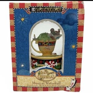NEW Mary Engelbreit ENESCO “We Wish You A Merry Christmas” Musical Waterball